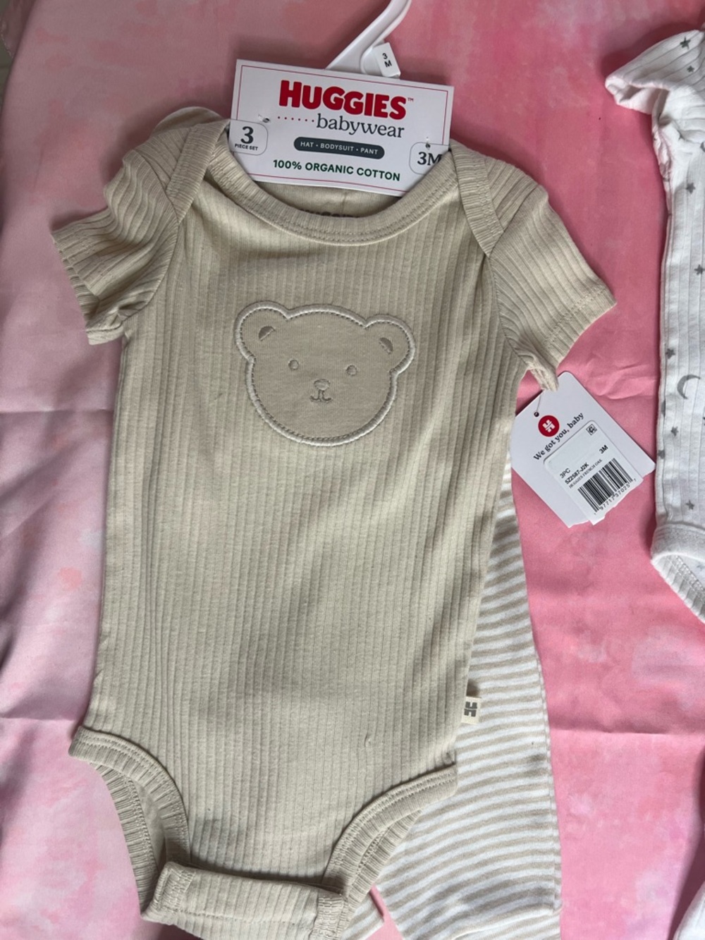 Baby Boy 8pc Bundle 3M Carter's + NWT Huggies Neutral Set - Picture 3 of 5